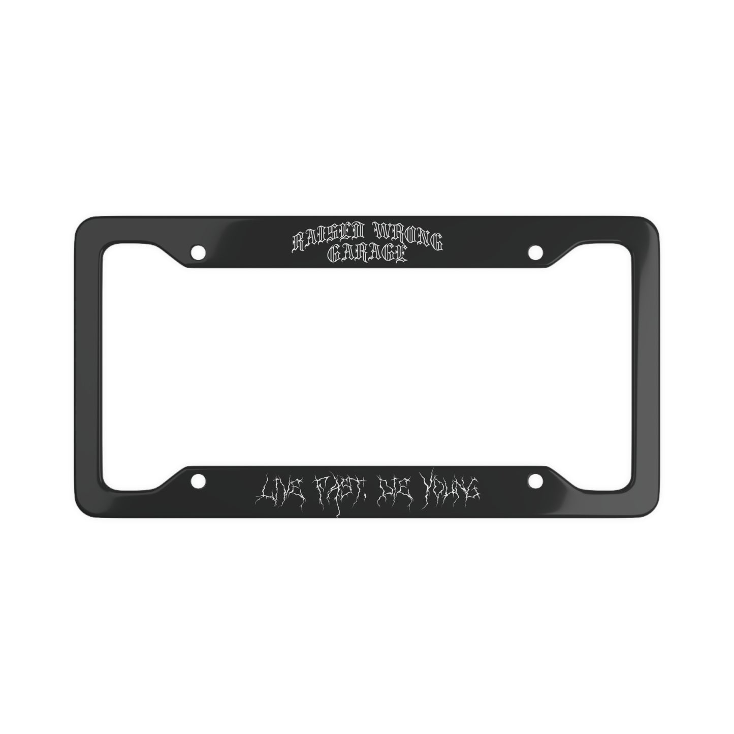 Raised Wrong License Plate Frame